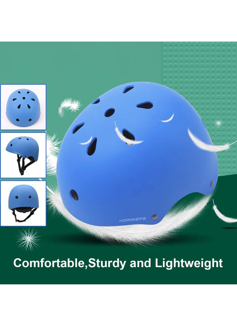 Barakah خوذة أطفال عمر 3 خوذات دراجات للأطفال معتمدة من CE خوذة تزلج للأطفال من 3-13 سنة للأولاد والبنات خوذة قابلة للتعديل لركوب BMX والدراجات والسكوتر والتزلج على الألواح والتزلج على الجليد (أزرق) - Image 5