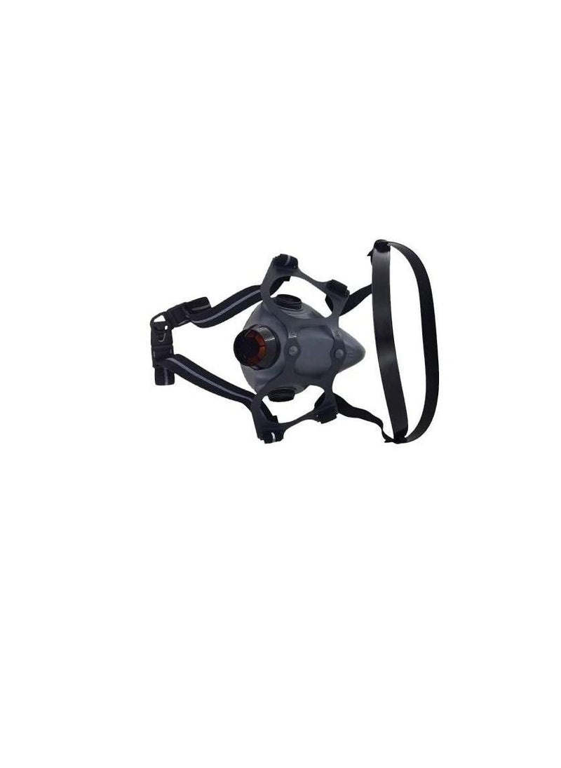 Honeywell - Honeywell North Half Mask Respirator Niosh Approved with Dual Filter Cartridges for Gases Vapors Dust - Image 1