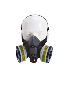 Honeywell North Half Mask Respirator Niosh Approved with Dual Filter Cartridges for Gases Vapors Dust