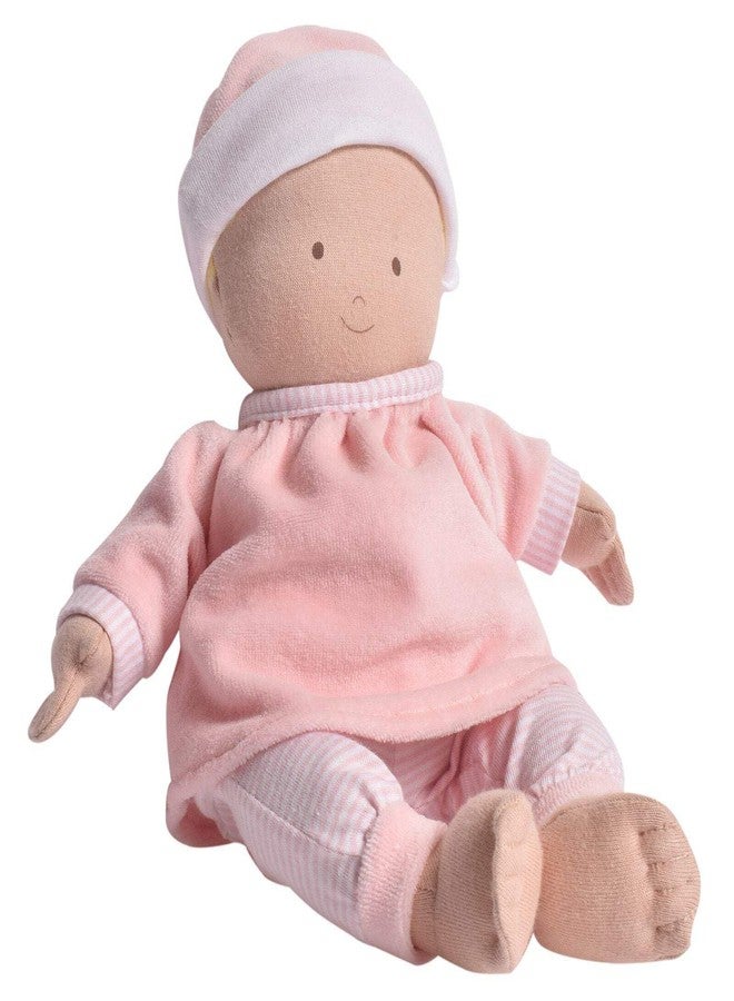 Tikiri Cherub Baby Doll in Pink Dress - Image 1
