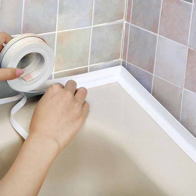 Waterproof Self Adhesive Tape 3.8 x 3.2 cm White for Sealant