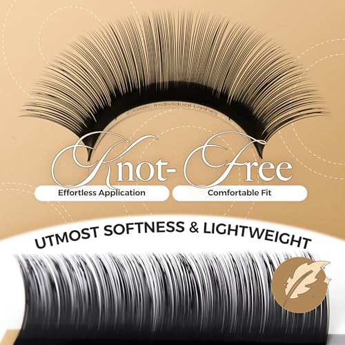 LASHVIEW Eyelash ExtensionsIndividual Lashes015 Thickness C Curl 9mmPremium Single Classic LashesMink and Natural Semi Permanent EyelashesSoft ApplicationFriendly - Image 3