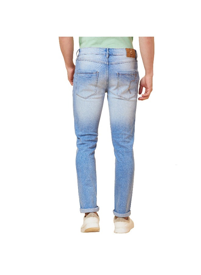 Being Human Mens Light Tone Slim Fit Denims - Image 4
