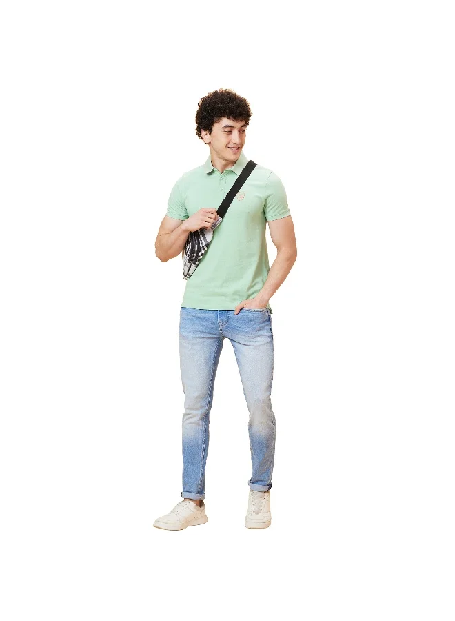 بيينغ هيومان Mens Light Tone Slim Fit Denims