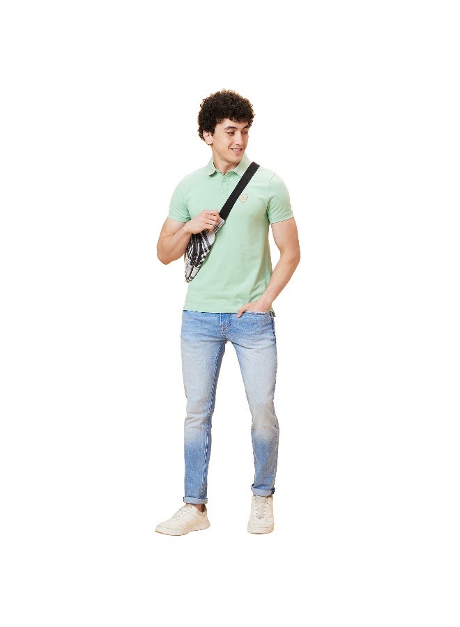 Being Human Mens Light Tone Slim Fit Denims - Image 2
