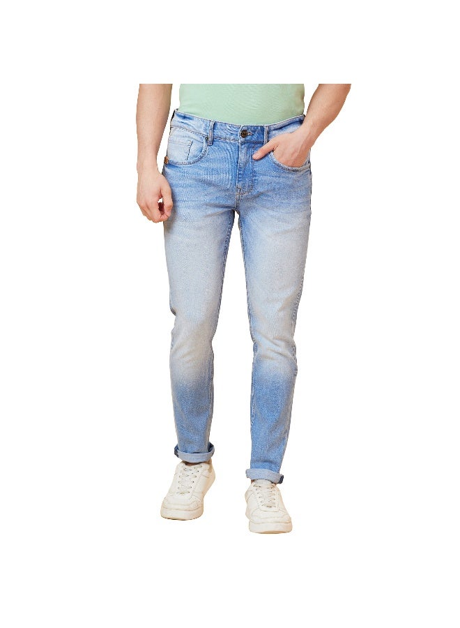 Being Human Mens Light Tone Slim Fit Denims - Image 1