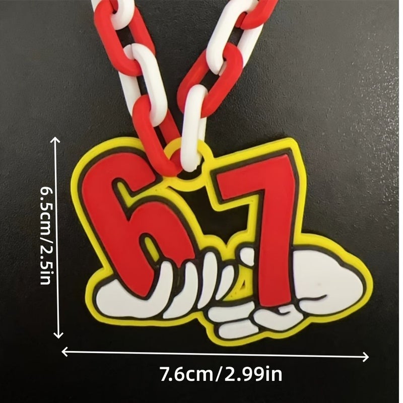Red And White 67 Elf Chain 3D Printed Holiday Elves Decor, Model B - Image 4