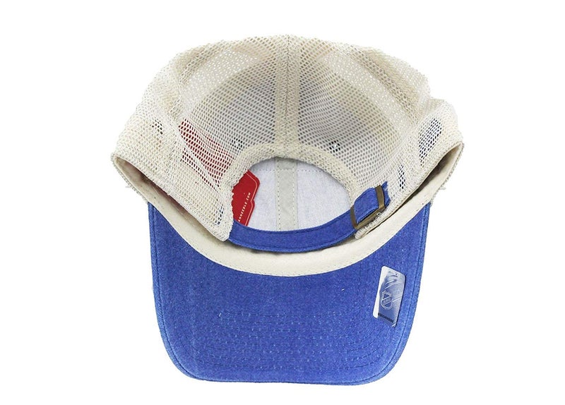 AMERICAN NEEDLE Ravenswood Officially Licensed NHL Team Mesh Hat, New York Islanders, Ivory/Royal (43422A-NYI) - Image 4