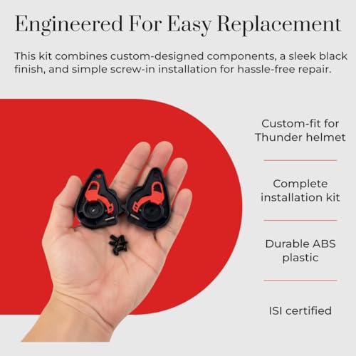 STUDDS Visor Spare Parts Mechanism For Studds Thunder Full Face Helmet Series.… - Image 3
