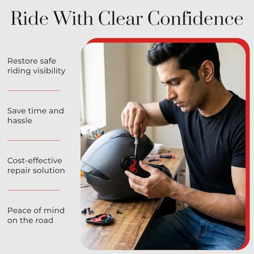 STUDDS Visor Spare Parts Mechanism For Studds Thunder Full Face Helmet Series.… - Image 4