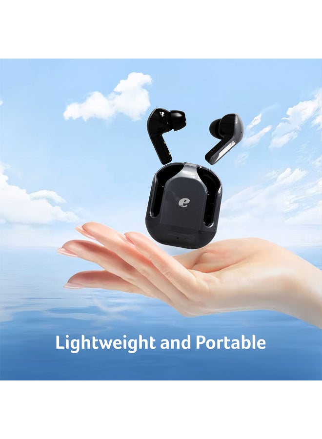 Acer True Wireless Stereo Earbuds, 8mm Dynamic Drivers, HD Voice, Up to 6 Hours Playtime, USB-C Charging - Black black - Image 4