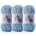 DAERBOF 3 Skeins Soft Fluffy Velvet Yarn Chenille Chunky Yarn for Hand Knitting and Crocheting DIY Craft Amigurumi Crochet Yarn31968yds 335oz Macaron - Image 2