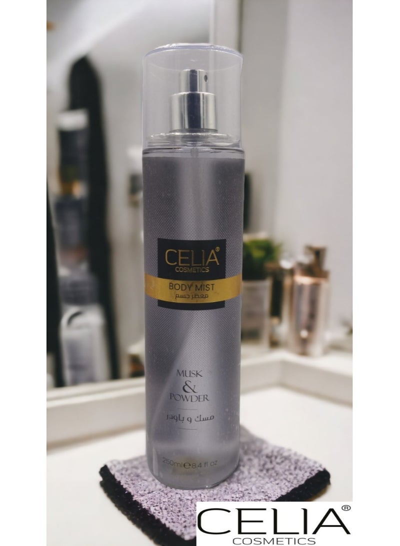 سيليا كوزمتكس معطر للجسم مسك وبودرة 250 مل - Image 2