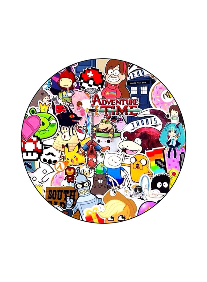 RKN Printed Round Mouse Pad Multicolour