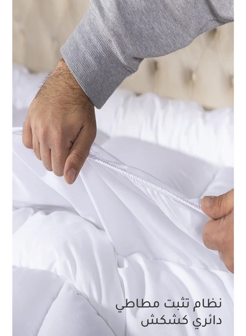 SleepLand Hotel Mattress Topper Size 200×200 cm Height 14 cm - Image 5