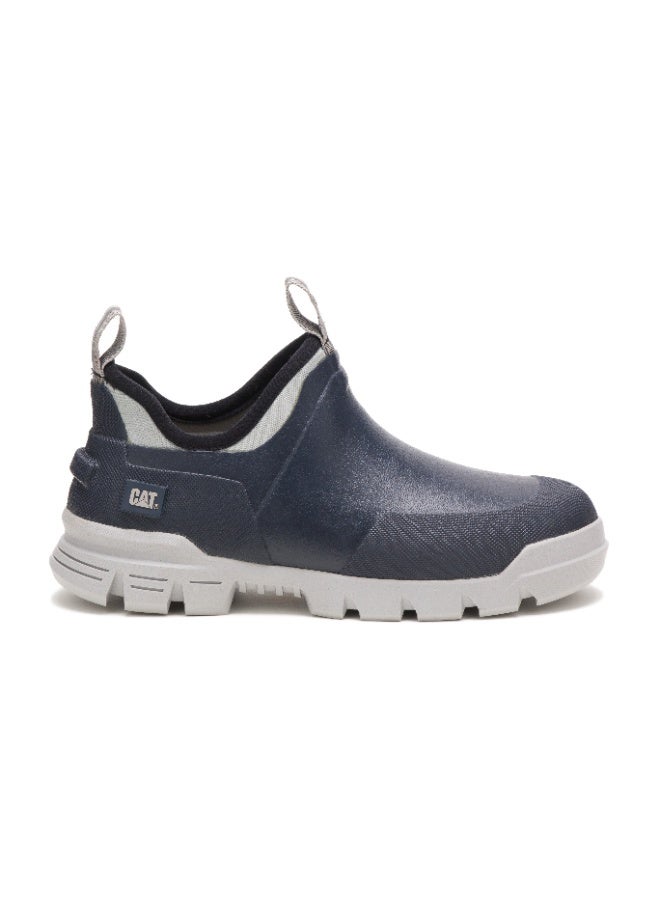 CATERPILLAR Men's Leather Safety Shoes - Dark Blue - Image 1