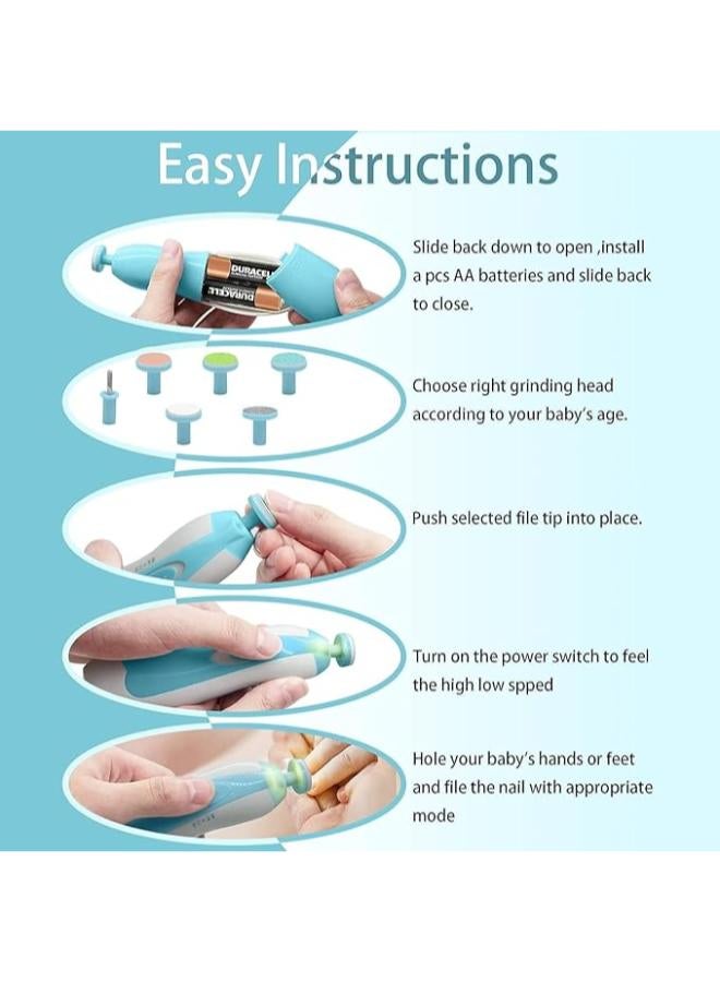 مقص أظافر كهربائي للأطفال الرضع - Image 5