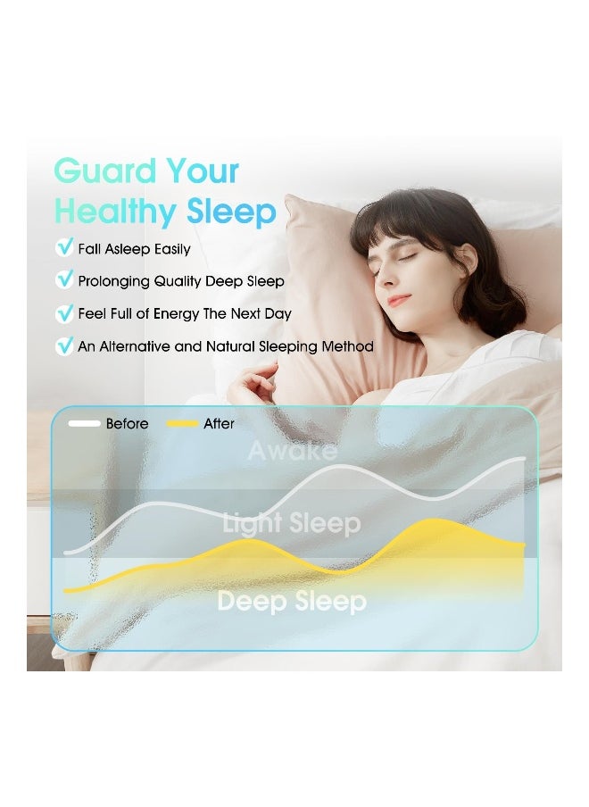 Generic - Pillow Speaker Bone Conduction Stereo, Mini Portable Bluetooth Pillow Speakers for Sleeping, Under Pillow Speaker Insomnia Mini White Noise Machine with Timing Function - Image 1