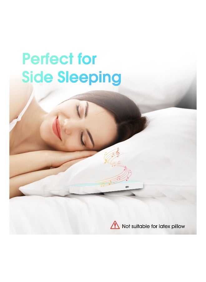 Generic - Pillow Speaker Bone Conduction Stereo, Mini Portable Bluetooth Pillow Speakers for Sleeping, Under Pillow Speaker Insomnia Mini White Noise Machine with Timing Function - Image 1