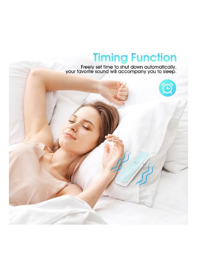 Generic - Pillow Speaker Bone Conduction Stereo, Mini Portable Bluetooth Pillow Speakers for Sleeping, Under Pillow Speaker Insomnia Mini White Noise Machine with Timing Function - Image 1