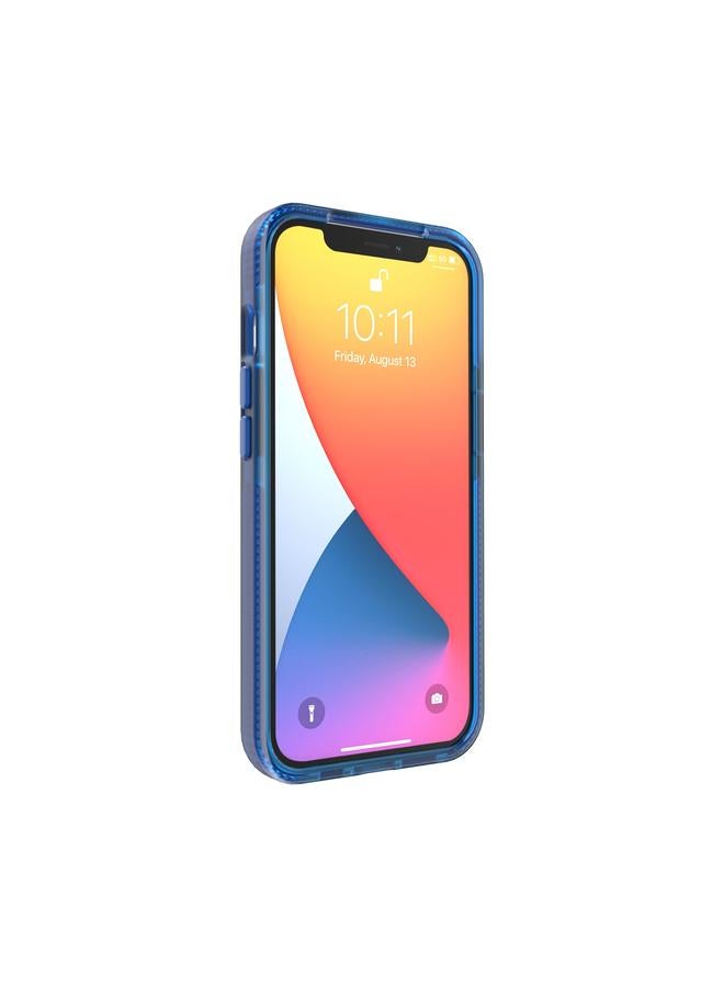S-TOP Case For iPhone 13 Pro Max Grid Pattern Shockproof Transparent TPU Phone Case - Image 3
