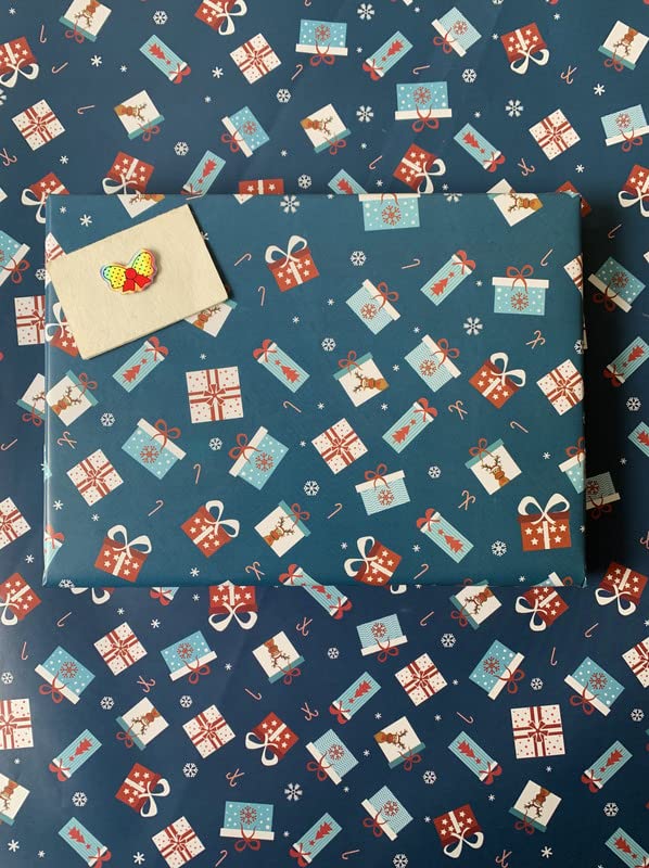 Dovetail Santa Season Kids Gift Wrapping Paper Pack of 6 Sheet - Image 1