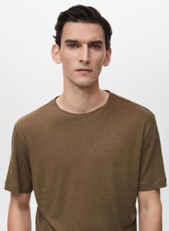 Mango Man Essential Crew Neck T-Shirt  - Image 4