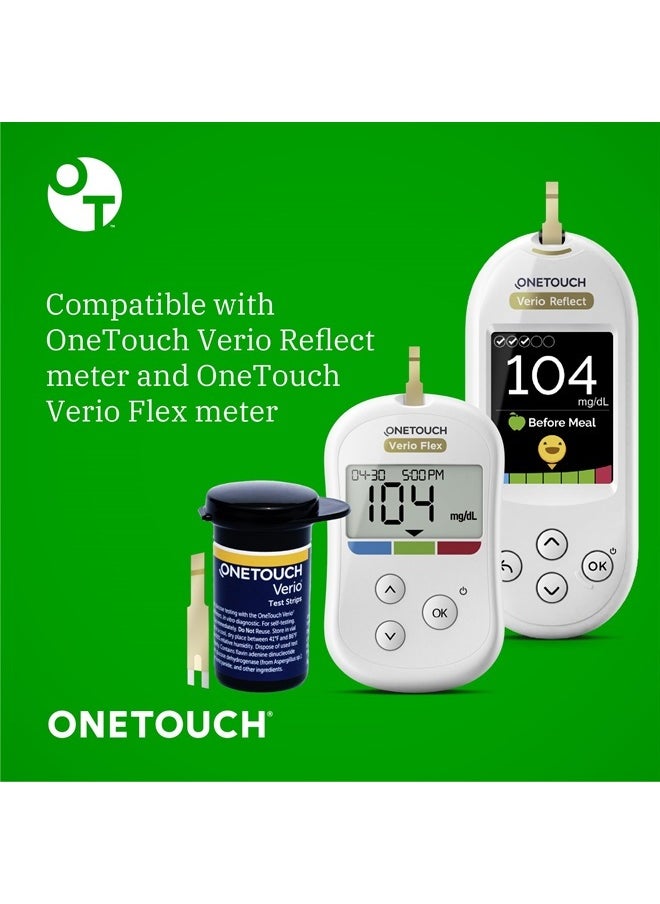 ONETOUCH - Verio Test Strips for Diabetes Value Pack - 60 Count | Diabetic Test Strips for Blood Sugar Monitor | Home Self Glucose Testing | 2 Boxes, 30 Test Strips Per Pack - Image 1