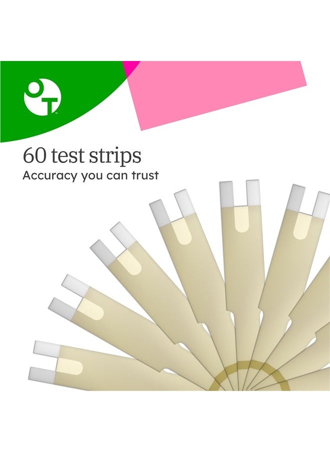 ONETOUCH - Verio Test Strips for Diabetes Value Pack - 60 Count | Diabetic Test Strips for Blood Sugar Monitor | Home Self Glucose Testing | 2 Boxes, 30 Test Strips Per Pack - Image 1