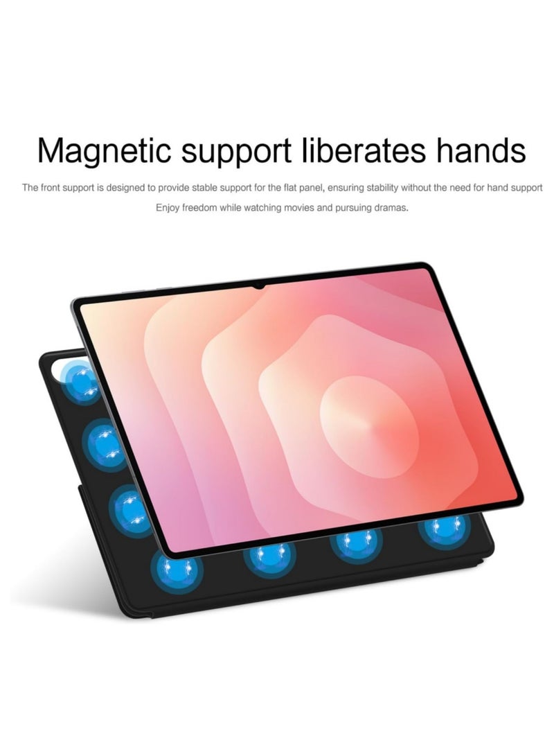 Adando Compatible with Samsung Galaxy Tab S11 Ultra 14.6 Inch 2025 Tablet Ultra, Thin Smart Magnetic Cover Leather Shell Sleep Wake-Up, Multi-Viewing Angles (Black) - Image 4