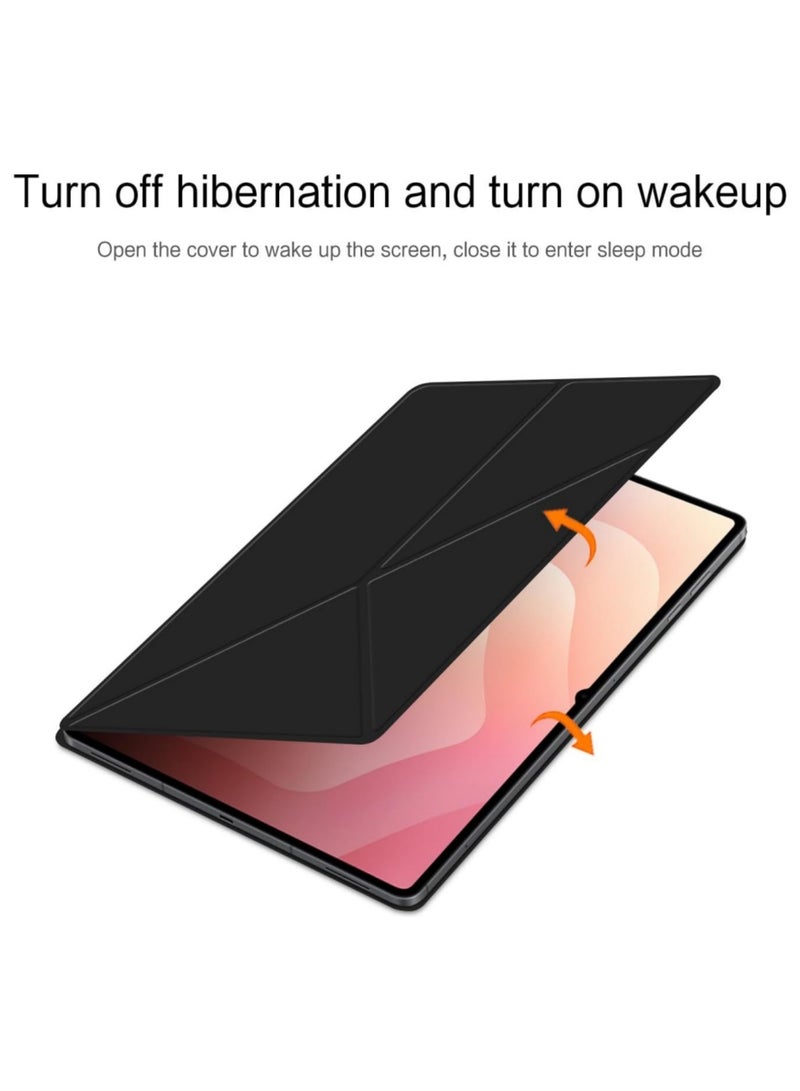Adando Compatible with Samsung Galaxy Tab S11 Ultra 14.6 Inch 2025 Tablet Ultra, Thin Smart Magnetic Cover Leather Shell Sleep Wake-Up, Multi-Viewing Angles (Black) - Image 3