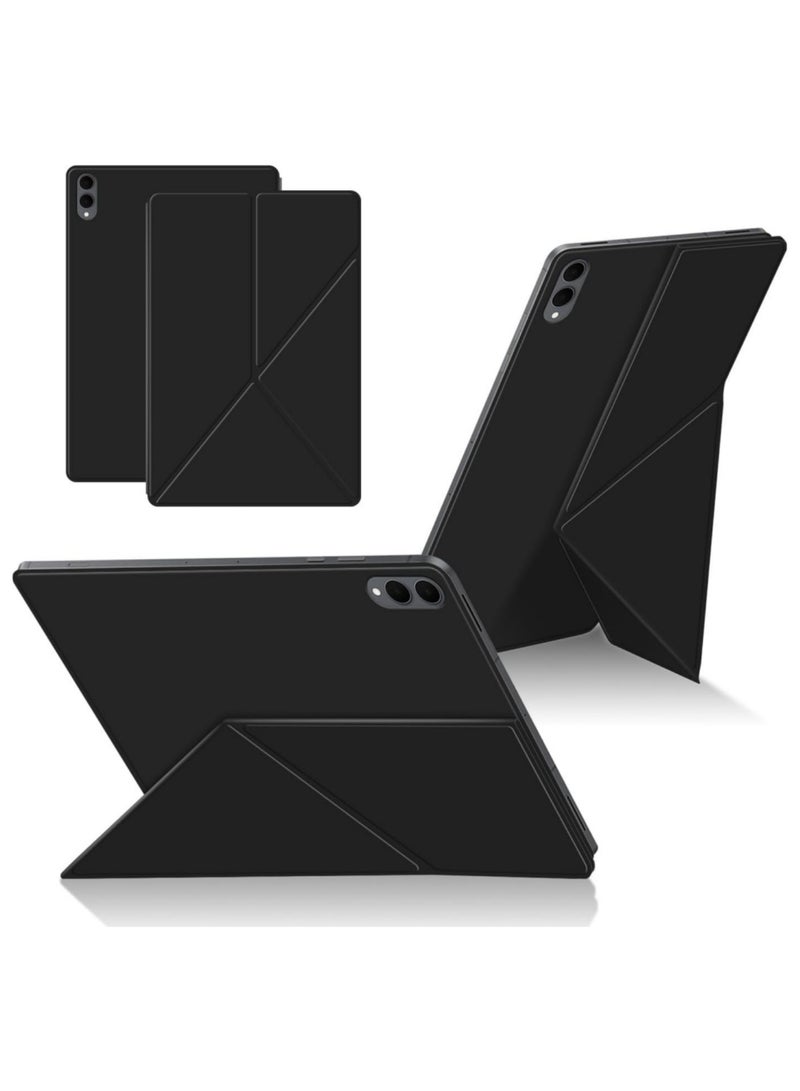 Adando Compatible with Samsung Galaxy Tab S11 Ultra 14.6 Inch 2025 Tablet Ultra, Thin Smart Magnetic Cover Leather Shell Sleep Wake-Up, Multi-Viewing Angles (Black) - Image 2