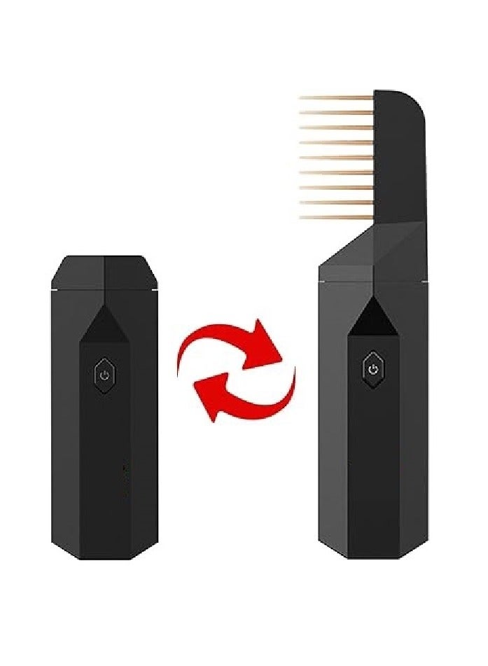 Portable USB Multi-Use Incense Burner for Hair Steamer and Home Steamer, Islamic Arabic Design, Rechargeable - Image 1