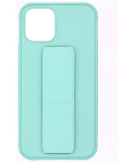 Zolo Finger Grip Holder and standing cover with Car Magnetic Multi-function Shockproof Protective Case Cover For iphone 11 Aqua Green  - Image 2