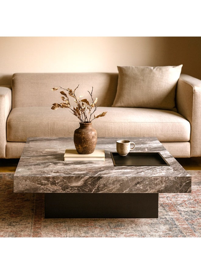 Baytonia Roman Coffee Table - Brown and Grey - Image 1