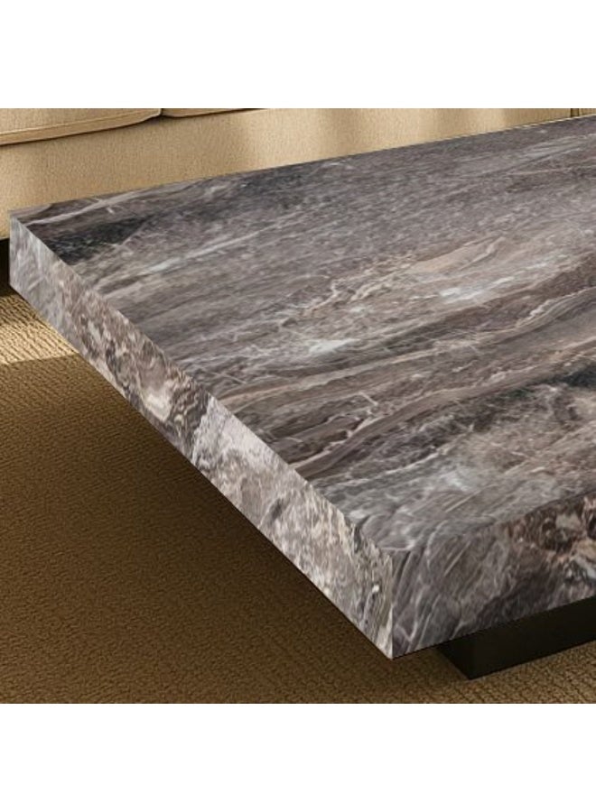 Baytonia Roman Coffee Table - Brown and Grey - Image 5