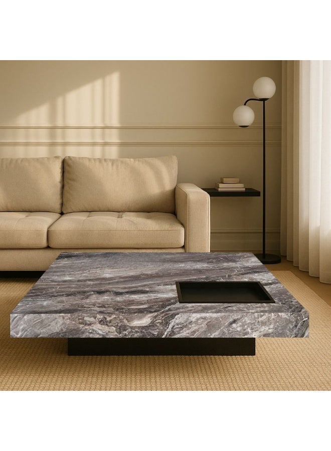 Baytonia Roman Coffee Table - Brown and Grey - Image 2