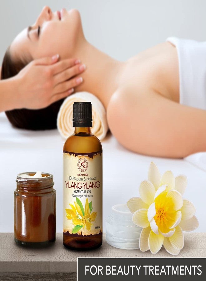 أروماتيكا زيت يلانغ يلانغ العطري 3.4 أونصة سائلة - كانانغا أودوراتا - زيوت عطرية للعلاج بالروائح - زيت نقي 100% لـ: العناية بالبشرة والشعر - موزعات الزيوت العطرية - مرطب - تحسين المزاج - هدية مثالية للاسترخاء للنساء - Image 5