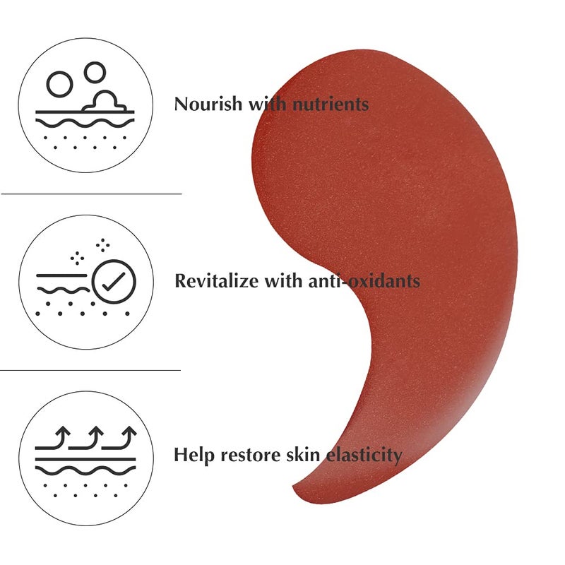 SHANGPREE Ginseng Berry Eye Mask (30pairs; 1.4g / wt. 0.05oz. x 60ea), Premium Korean Skincare - Image 3
