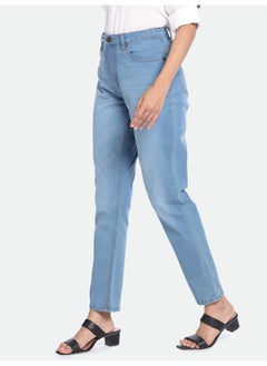 Dennis Lingo Indigo High Rise Slim Fit Jeans for Women - Stretch Denim  - Image 5