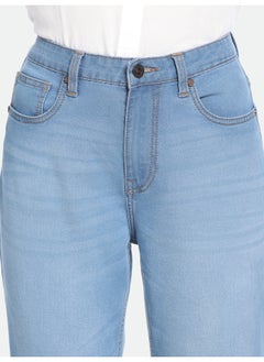 Dennis Lingo Indigo High Rise Slim Fit Jeans for Women - Stretch Denim  - Image 3