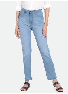 Dennis Lingo Indigo High Rise Slim Fit Jeans for Women - Stretch Denim  - Image 2