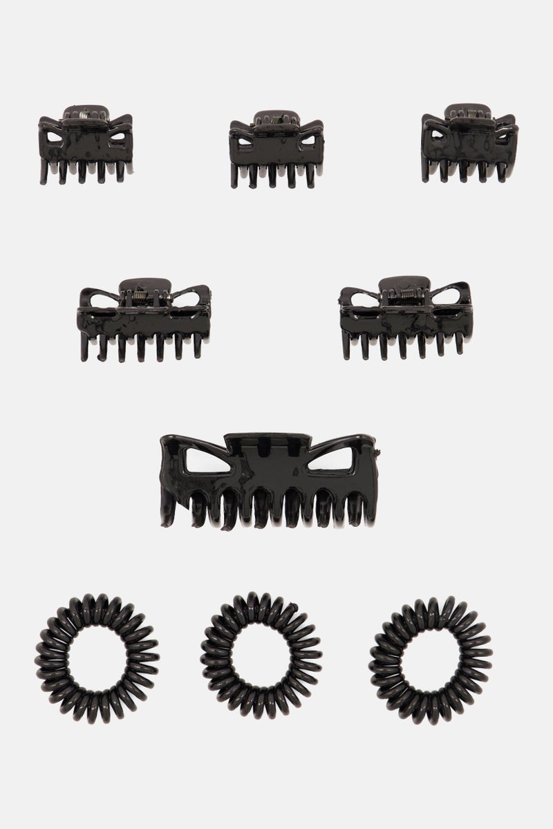 Expressions Women 9 Piece Hair Clips And Coils Set, Assorted - Image 2