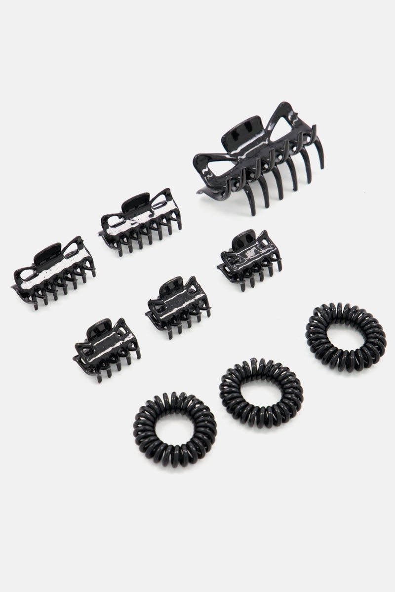 Expressions Women 9 Piece Hair Clips And Coils Set, Assorted - Image 2
