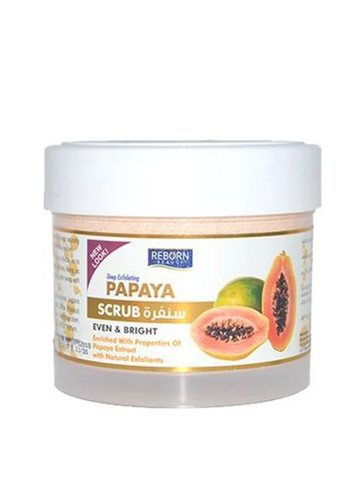 REBORN Even & Bright Papaya Scrub 500ml - Image 1