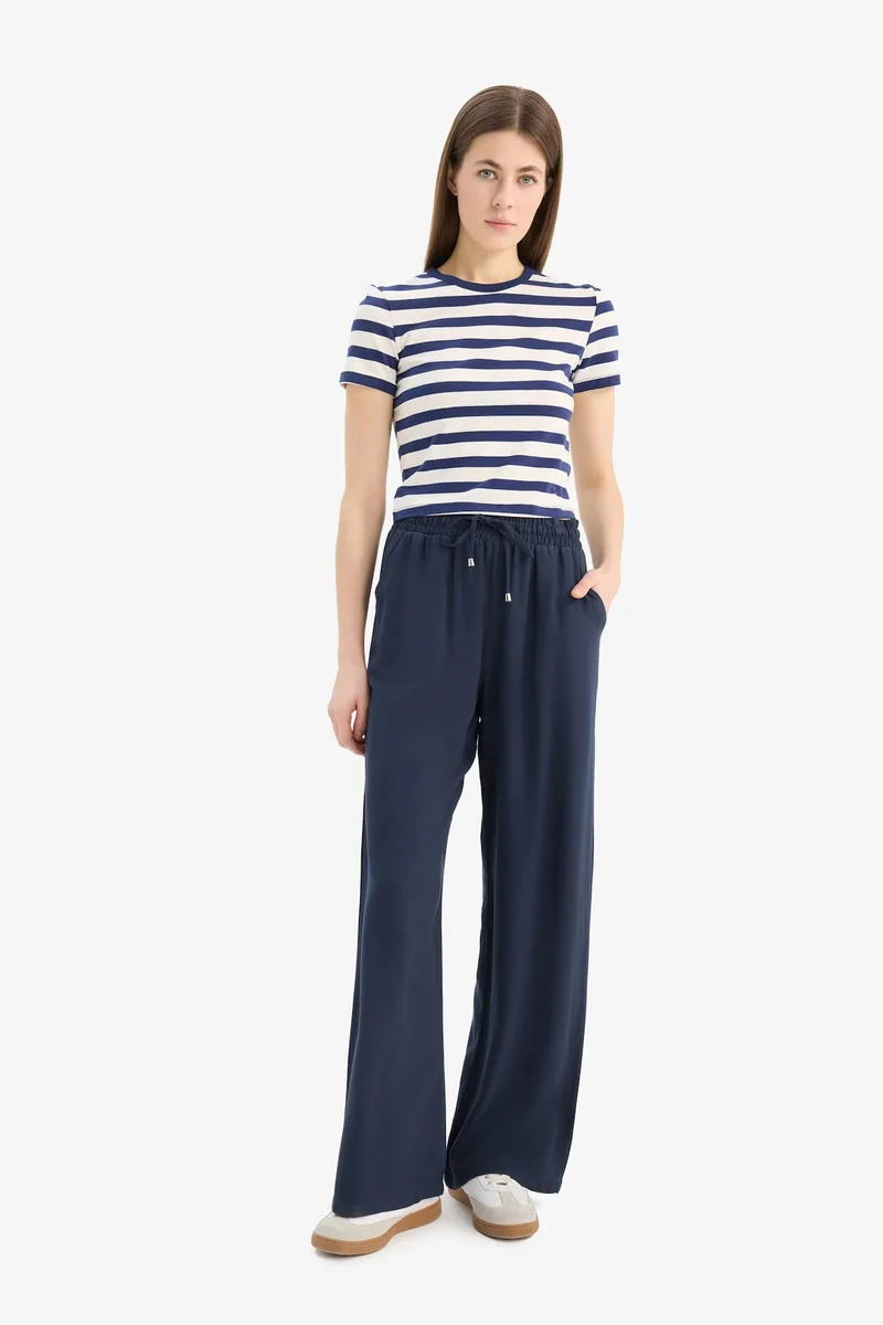 Defacto Florida Belmando High Waist Wide Leg Trousers