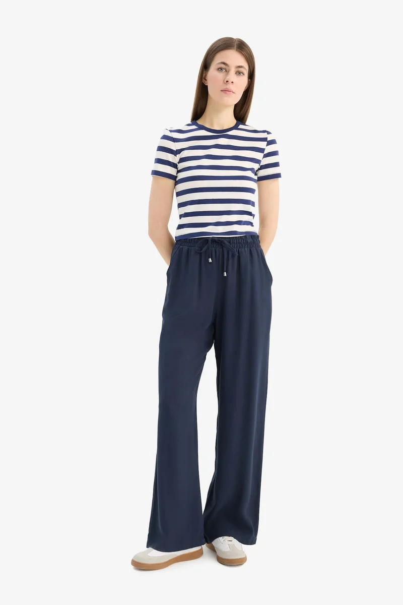 Defacto Florida Belmando High Waist Wide Leg Trousers