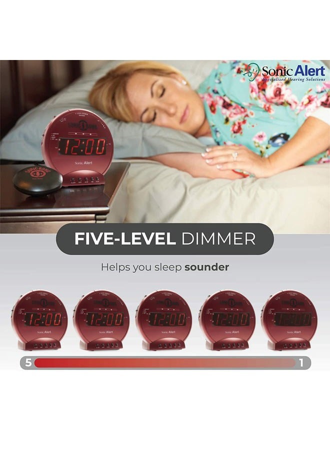 Sonic Alert The Bomb Alarm Clock With Super Shaker - Red - Image 3