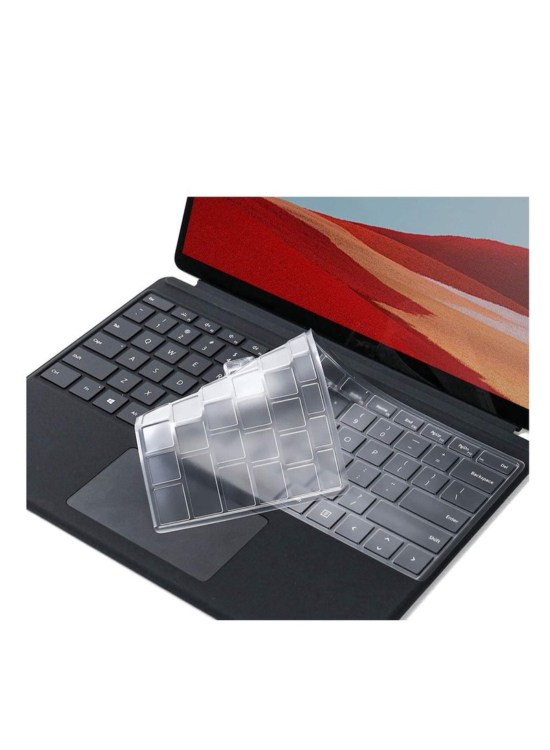 TPU Keyboard Skin Compatible with Huawei Matebook D14/D15/ X Pro 13.9,  Keyboard Cover Protective Skin for Huawei MateBook 14 inch Laptop ,Ultra Thin Keyboard Cover--Clear - Image 1