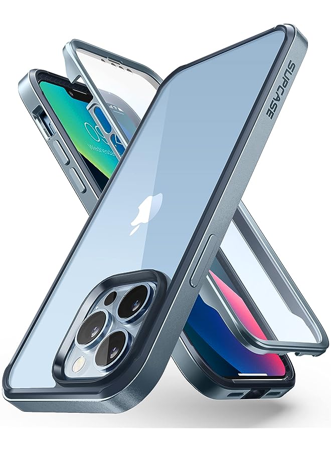 SupCase Unicorn Beetle Pro Series Designed for Samsung Galaxy A51 Case (Not Fit A51 5G Version), Full-Body Rugged Holster & Kickstand Case with Built-in Screen Protector (Slate Blue) - Image 1